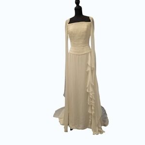 Pronovias | Dresses | Pronovias Brown Wedding Dress | Poshmark